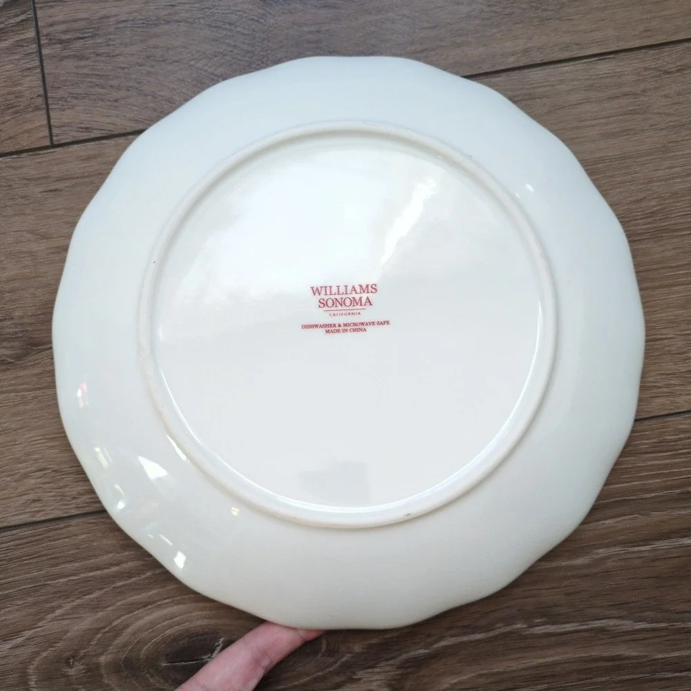 Williams Sonoma Twas the Night Before Christmas Dinner Plate Stocking Teddy Bear